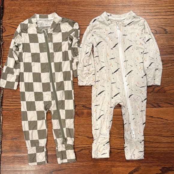Willow + Co bamboo zip pajamas 6-12 - Picture 1 of 3